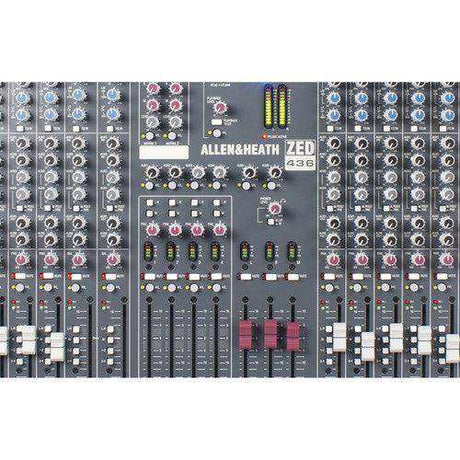 Allen & Heath ZED-436 36-Channel 4-Bus Analog Mixer with USB Connection Audio Mixers Allen & Heath