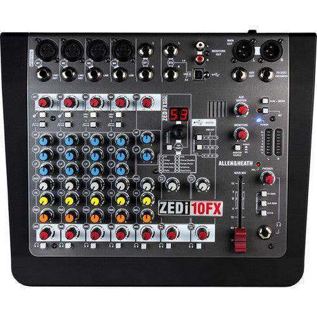 Allen & Heath ZEDi-10FX Compact Hybrid Mixer/USB Interface (with On-Board Effects Engine) Audio Mixers Allen & Heath
