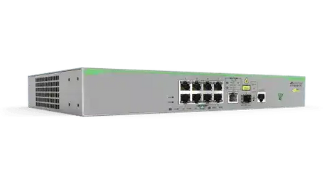 Allied Telesis AT-FS980M/9PS-10 8X10/100T POE+ PORTS 1XGGB/SFP COMBO PORT FIXED AC PS US PWR CORD Networking Allied Telesis