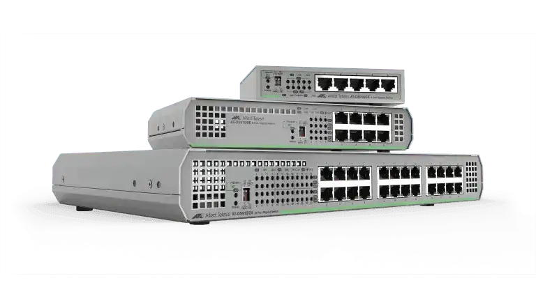 Allied Telesis AT-GS910/5-10 5PORT 10/100/1000T UNMANAGED SWITCH WITH INTERNAL PSU Networking Allied Telesis