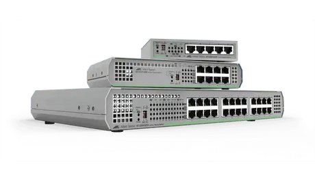 Allied Telesis AT-GS910/5-10 5PORT 10/100/1000T UNMANAGED SWITCH WITH INTERNAL PSU Networking Allied Telesis