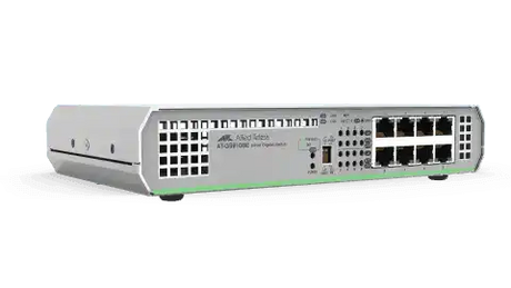 Allied Telesis AT-GS910/8E-10 8PORT 10/100/1000TX UNMANAGED SWITCH WITH EXTERNAL PSU Networking Allied Telesis