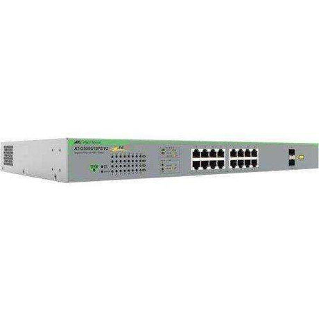 Allied Telesis AT-GS950/18PS V2-10 16PORT 1GB WEBSMART SWITCH 2SFP PORTS V2 GIGABIT WEBSMART SWITCH Networking Allied Telesis