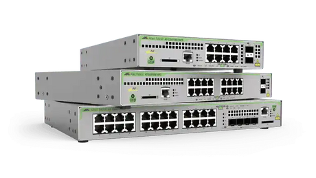 Allied Telesis AT-GS970M/28PS-10 L2+ MANAGED 24X10/100/1000MBPS 4XSFP UPLINK SLOTS 1 FIXED AC PS US Networking Allied Telesis