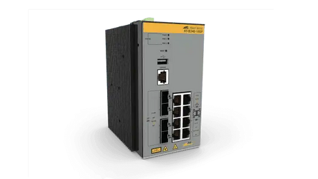 Allied Telesis AT-IE340-12GP-80 8X 10/100/1000T 4X100/1000X SFP INDUSTRIAL ENET LAYER 3 SW POE+ SUP Networking Allied Telesis