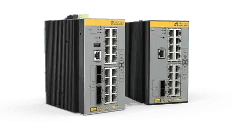 Allied Telesis AT-IE340-20GP-80 L3 INDUSTRIAL ETHERNET SWITCH 16X 10/100/1000-T POE+ 4X SFP PORTS Networking Allied Telesis