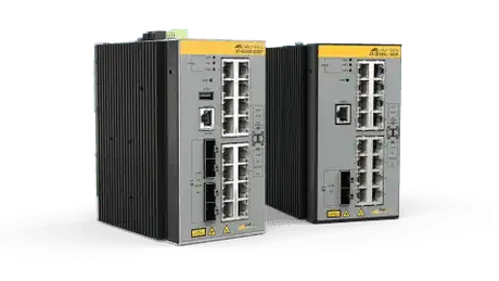 Allied Telesis AT-IE340-20GP-80 L3 INDUSTRIAL ETHERNET SWITCH 16X 10/100/1000-T POE+ 4X SFP PORTS Networking Allied Telesis