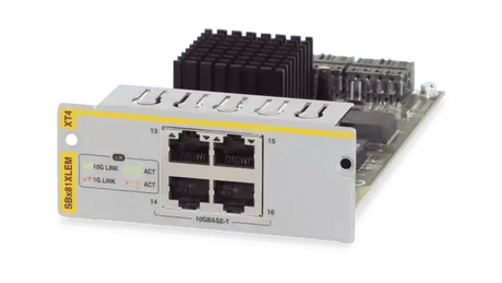 Allied Telesis AT-SBX81XLEM/XT4 4 X 1/10G RJ45 EXPANSION MODULE Networking Allied Telesis