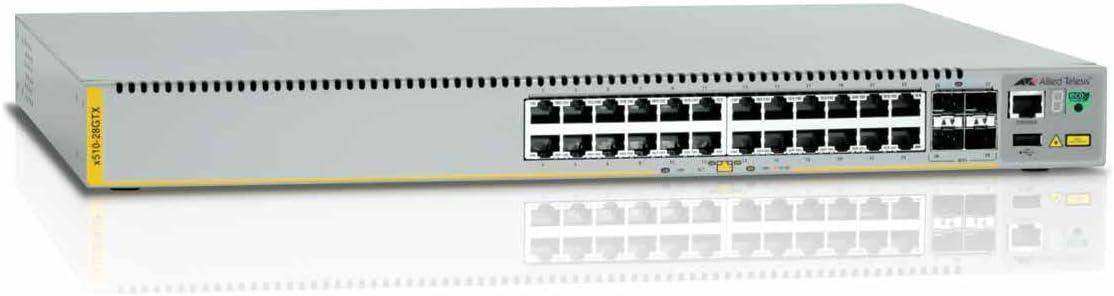 Allied Telesis AT-X510-28GSX-80 24 - 100/1000 SFP PORTS 4 10G SFP+ PORTS DUAL REPLACEABLE DC Networking Allied Telesis
