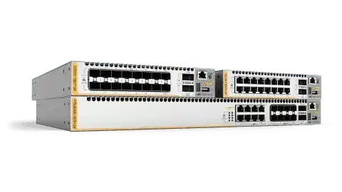 Allied Telesis AT-X550-18XTQ-90 L3 STACKABLE SWITCH 16X1G/10G-T 2X QSFP+PORTS&SINGLE FIXED PSU TAA Networking Allied Telesis