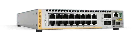 Allied Telesis AT-X550-18XTQ-J90 JITC L3 STACKABLE SWITCH 6X 1G/10G T 2X QSFP PORTS AND A SINGLE Networking Allied Telesis