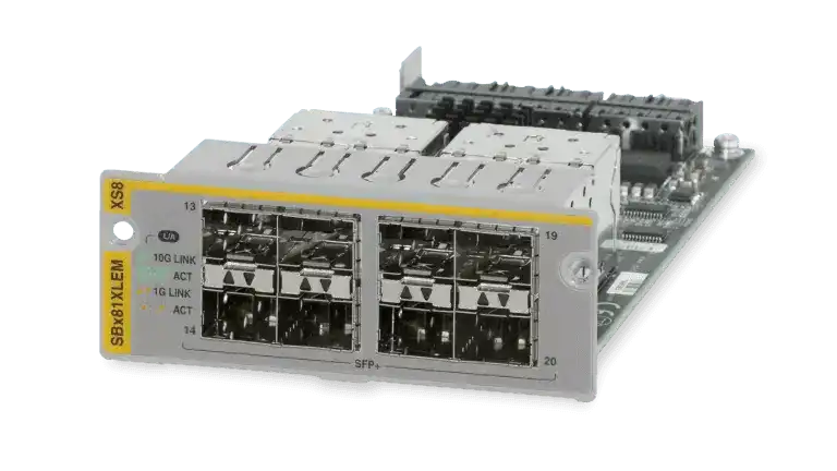 Allied Telesis SBX81XLEM/XS8 8 X 1/10G SFP+ EXPANSION MODULE Networking Allied Telesis