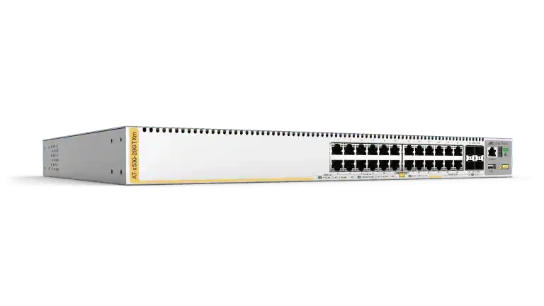 Allied Telesis X530-28GTXM-J90 JITC L3 STACKABLE 20X 10/100/1000-T 4X 100M/1G/2.5G/5G-T Networking Allied Telesis