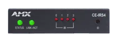 AMX CE-IRS4 Universal Control Extender with 4 IR/S Ports Video Transmitters AMX