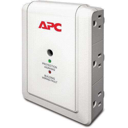 APC P6W Essential SurgeArrest 6-Outlet Wall-Tap Surge Protector (120V, Beige) Electronics Accessories APC