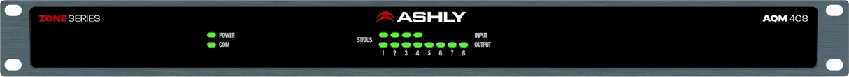 ASHLY AQM408 4 Input by 8 Output Digital Zone Mixer Audio Mixers Ashly