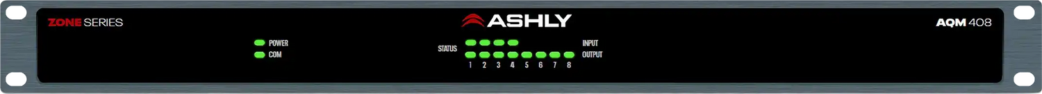 ASHLY AQM408 4 Input by 8 Output Digital Zone Mixer Audio Mixers Ashly