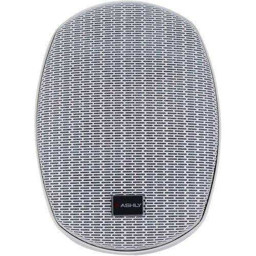 ASHLY AW5.2T+W 5" 2-Way Surface-Mount White Spkrs w/High Output 30W Xfmr (Pair, White) Amplifiers Ashly