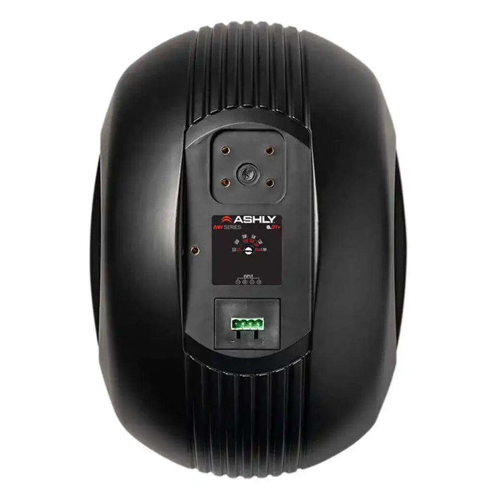 ASHLY AW8.2T+ 8" 2-Way Surface-Mount Black Spkrs w/High Output 60W Xfmr (Pair, Black) Amplifiers Ashly