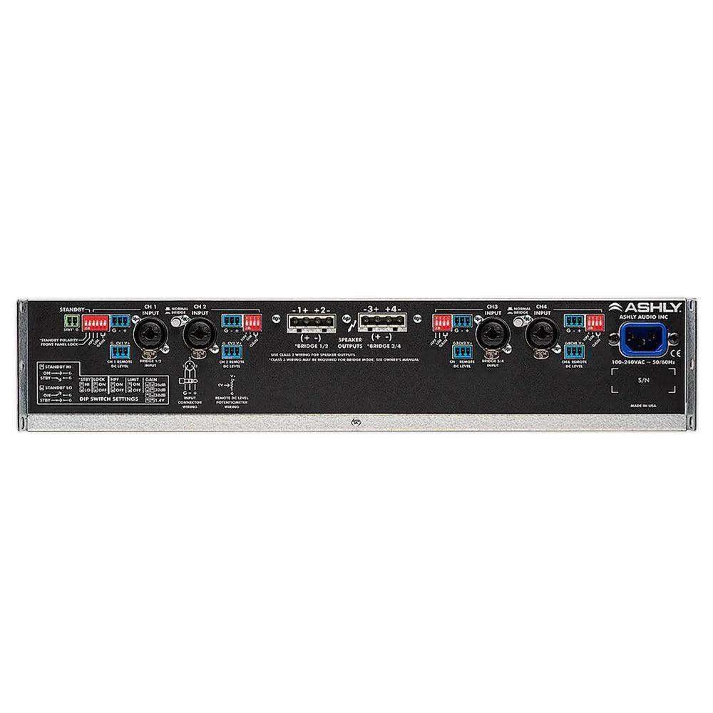 ASHLY CA 504 Power Amplifier 4 x 500W @ 4 Ohms, 250W @ 8 Ohms, 1000W bridged 70V Amplifiers Ashly