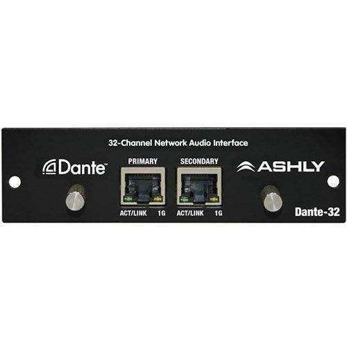 ASHLY DANTE-32 32-Channel Dante Network Audio Interface Module Amplifiers Ashly