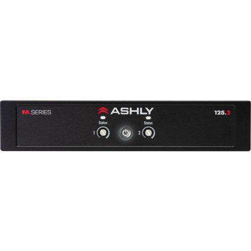 ASHLY FA 125.2 1/2U Power Amplifier 2 x125W @ 4/8 Ohms, 25/70/100V Amplifiers Ashly