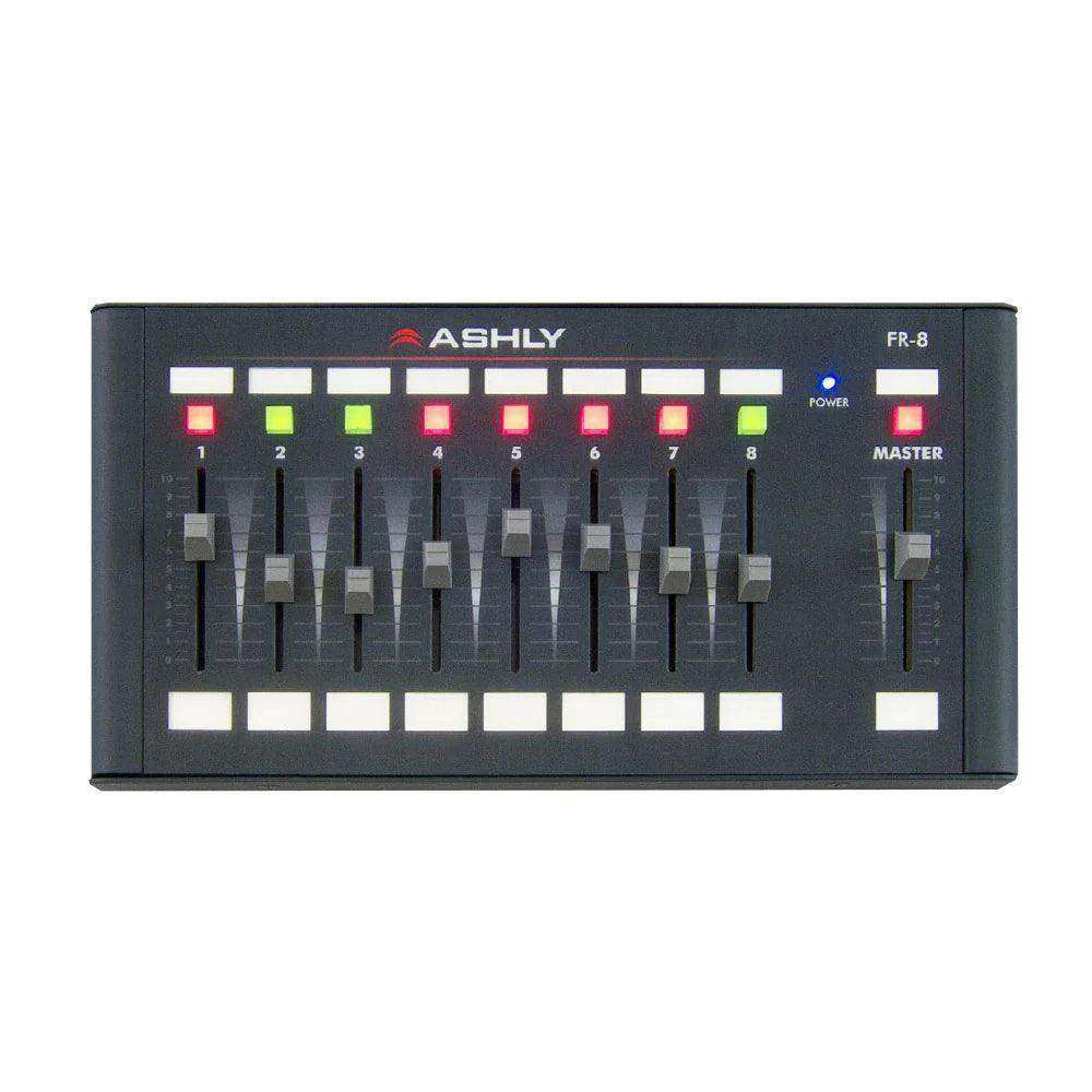 ASHLY FR-8 Fader Remote, Network Programmable 8-Chan + Master (WMNT or tabletop)Amp Amplifiers Ashly