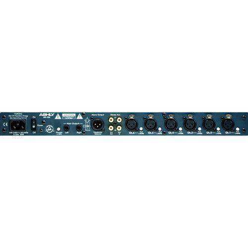 ASHLY MX-206 7x2 Mixer, 6 Mic Inputs, 1 Stereo RCA line input, Stereo Ouput. 48V Audio Mixers Ashly