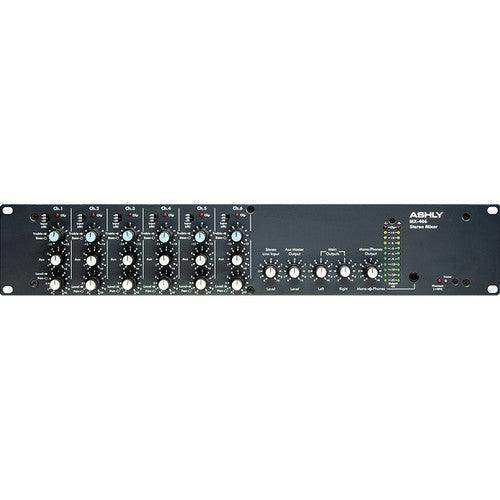 ASHLY MX-406 Mixer 6 Input Mic/Line with EQ, 2U Audio Mixers Ashly