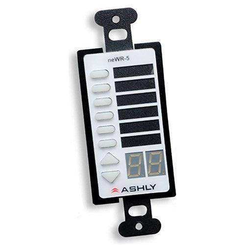 ASHLY NEWR-5 Wall Remote, Network Programmable Multi-Function, (Decora style) Room Control Ashly