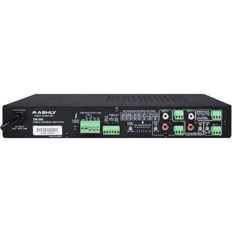 ASHLY TM-360 60-Watt 3-Input Mixer/Amp with Xfmr Isolated Constant-Voltage & 4 Ohm Audio Mixers Ashly