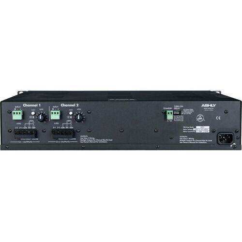 ASHLY TRA-2075 Convection-Cool Power Amplifier w/ Xfmr Iso 2 x 75W @ 4/8 Ohm, 25V, 70V Amplifiers Ashly