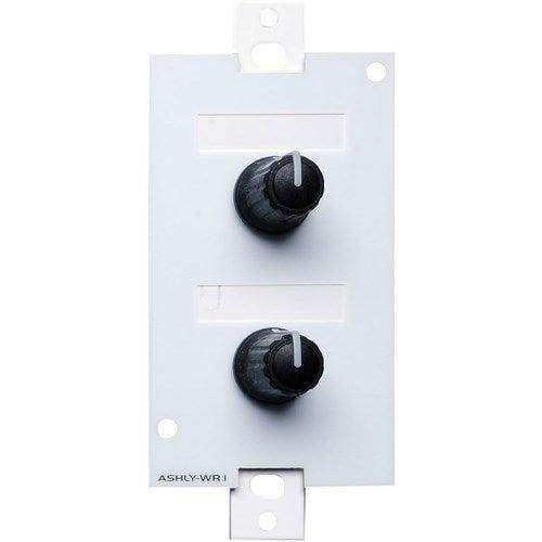 ASHLY WR-1 Wall Remote, dual rotary potentiometer, (Decora style) Room Control Ashly