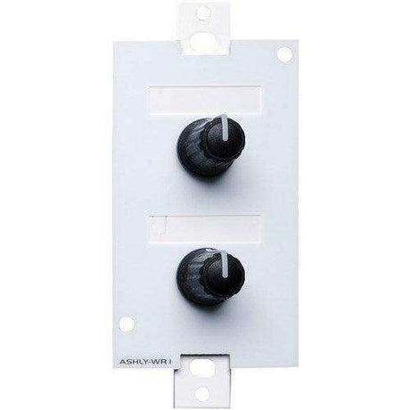 ASHLY WR-1 Wall Remote, dual rotary potentiometer, (Decora style) Room Control Ashly