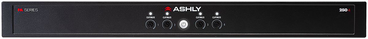 ASHLY FA250.4 1U Power Amplifier 4 x250W @ 4/8 Ohms or 70V Amplifiers Ashly