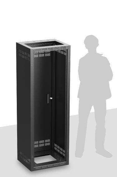 Atlas Sound 135-18 Stand-Alone Floor Rack with Fixed Rails 18.5 inch Deep, 35RU Racks AtlasIED