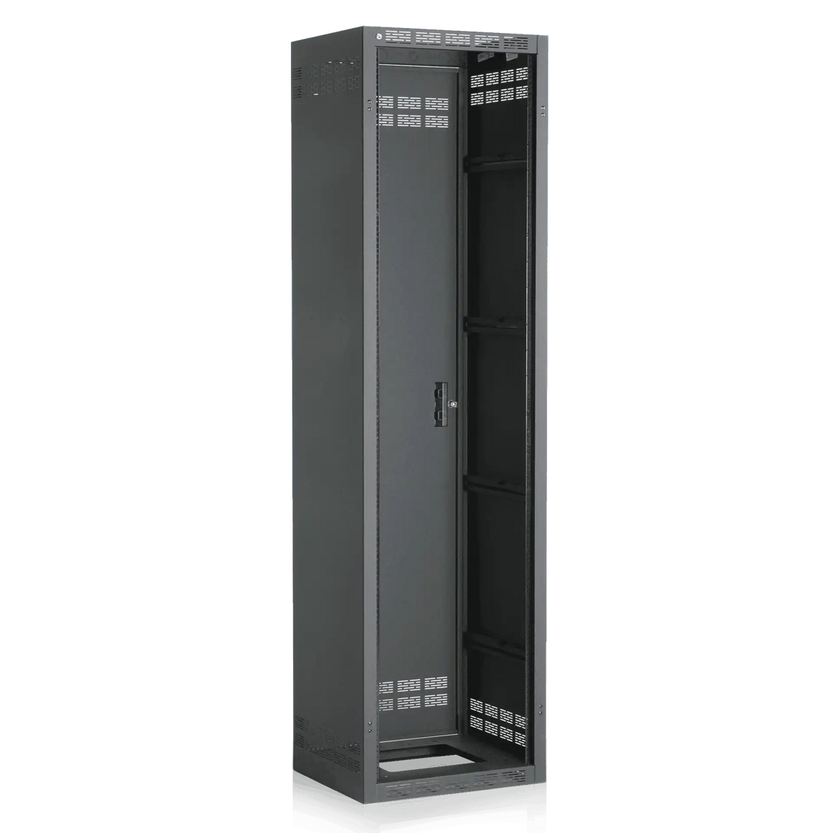 Atlas Sound 244-18 Welded Rack 18.5 inch Deep, 44RU *Shown with OPTIONAL Front Door** Racks AtlasIED