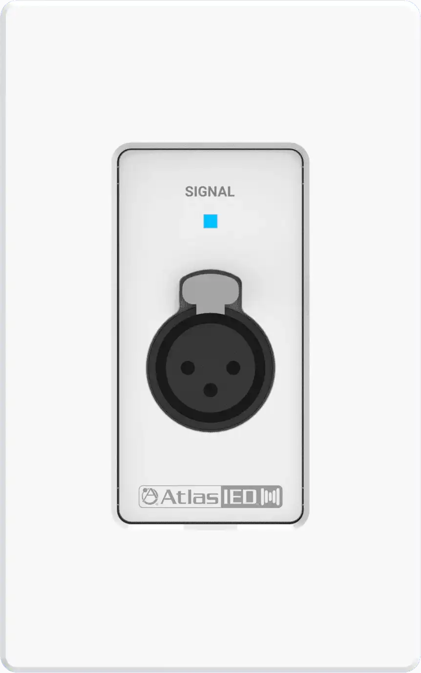 Atlas Sound A-XLR-US Atmosphere Remote XLR Input Audio Components AtlasIED