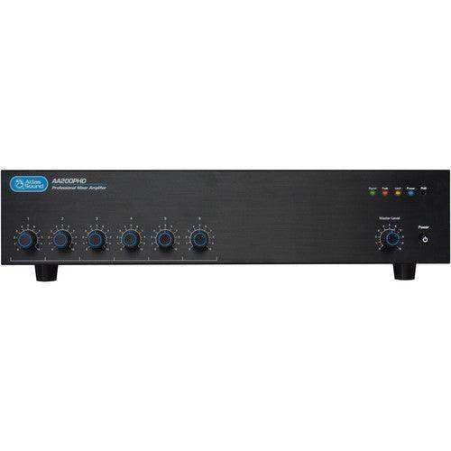 Atlas Sound AA200PHD 6-Input, 200-Watt Mixer Amplifier Audio Amplifiers AtlasIED