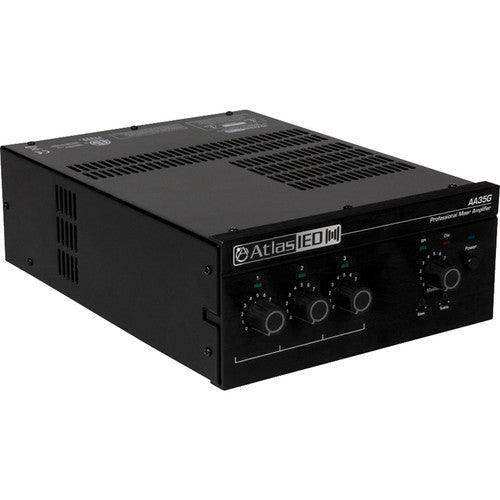 Atlas Sound AA35G 3-Input, 35-Watt Mixer Amplifier With Global Power Supply Audio Amplifiers AtlasIED