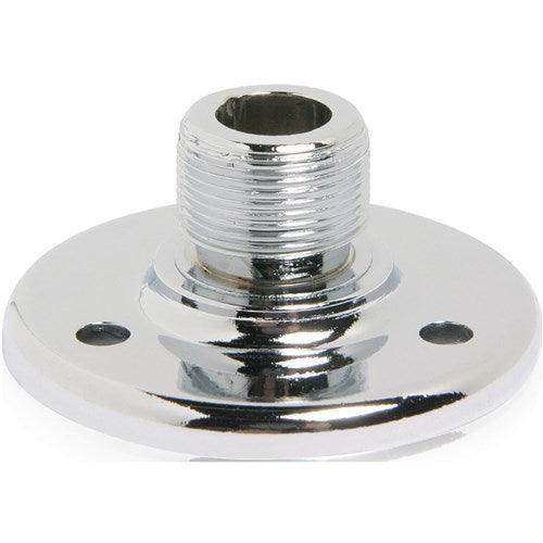 Atlas Sound AD-12B SURFACE MOUNT MALE MIC FLANGE 5/8IN #27 THREAD CHROME Intercoms AtlasIED