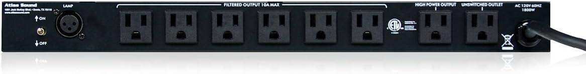 Atlas Sound AP-C15D 15A Power Conditioner and Distribution Unit Intercoms AtlasIED