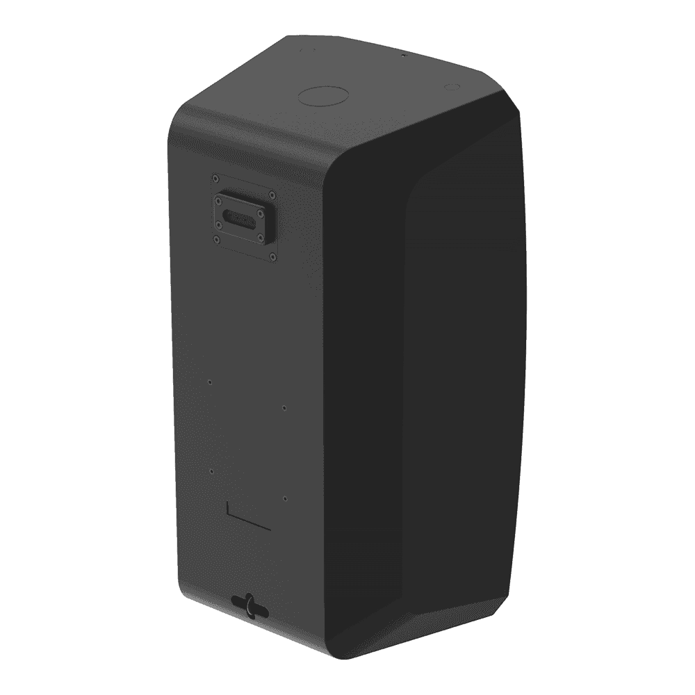 Atlas Sound AS-10T-B 10" AS Series Surface Mount, Passive (Black) Speakers AtlasIED