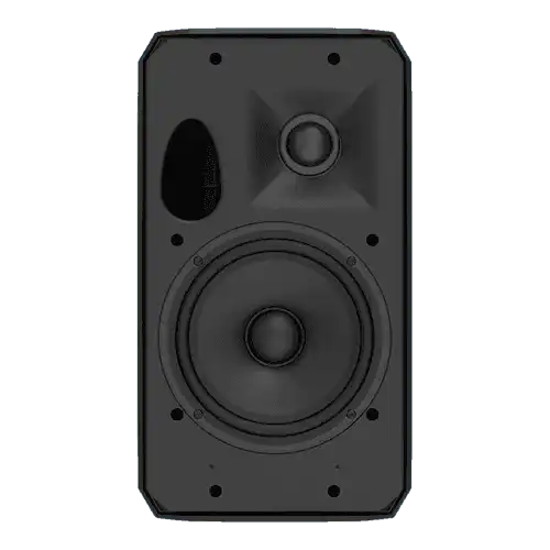 Atlas Sound AS-6T-B 6.5" AS Series Surface Mount Speaker (Black, Pair) Speakers AtlasIED