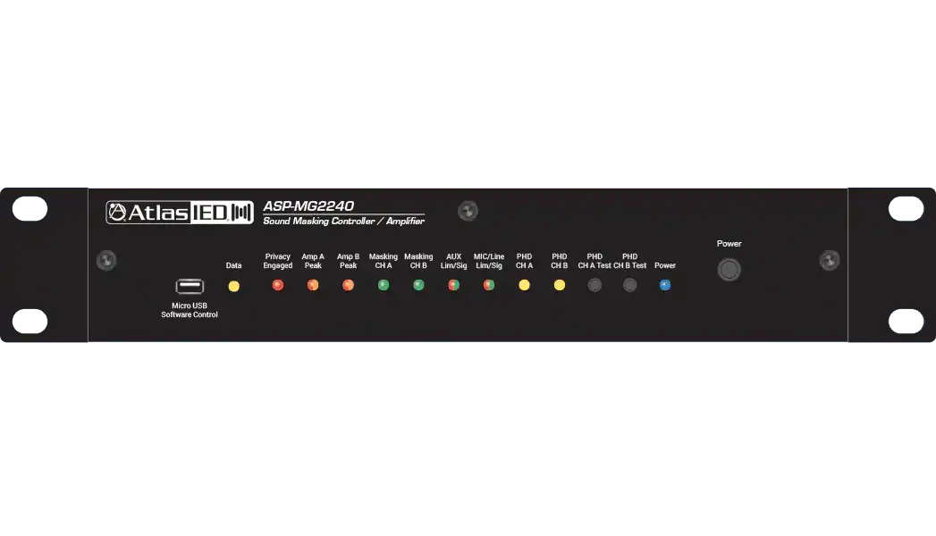 Atlas Sound ASP-MG2240 Amplified Sound Masking System with Onboard DSP Sound Masking AtlasIED