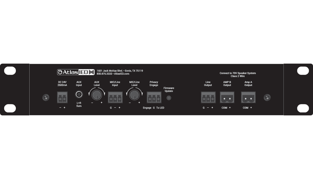 Atlas Sound ASP-MG2240 Amplified Sound Masking System with Onboard DSP Sound Masking AtlasIED