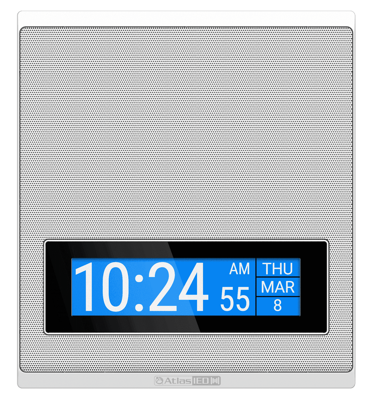 Atlas Sound Atlas/IP-SDM PoE+ Indoor Wall Mount IP Speaker with LCD Display and Talkback Microphone Intercoms AtlasIED