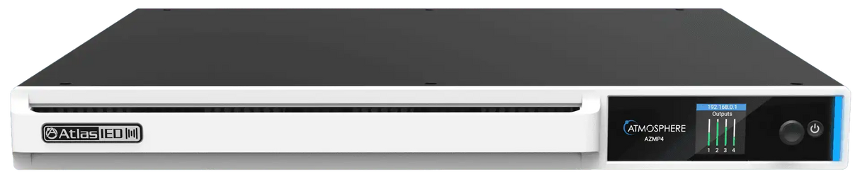 Atlas Sound AZMP4 Atmosphere™ 4-Zone Signal Processor with 600-Watt Amplifier Audio Signal Processing AtlasIED