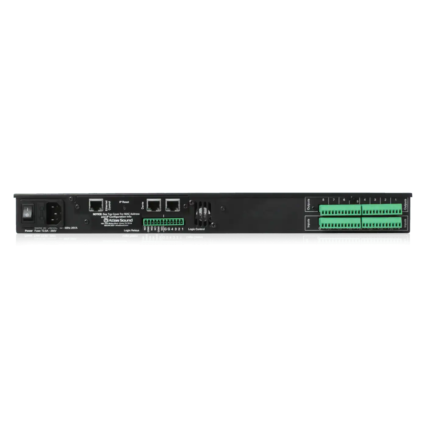 Atlas Sound BB-88 8 Input x 8 Output DSP Audio Processor Audio Signal Processing AtlasIED