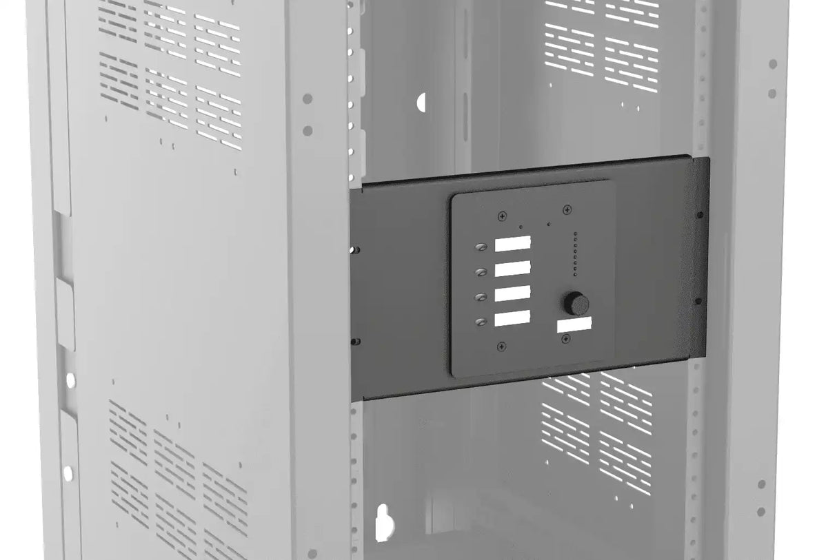 Atlas Sound BB-PLT-PNL-HR 3RU Half-Rack Mount Kit for Single BlueBridge® Wall Controller Racks AtlasIED
